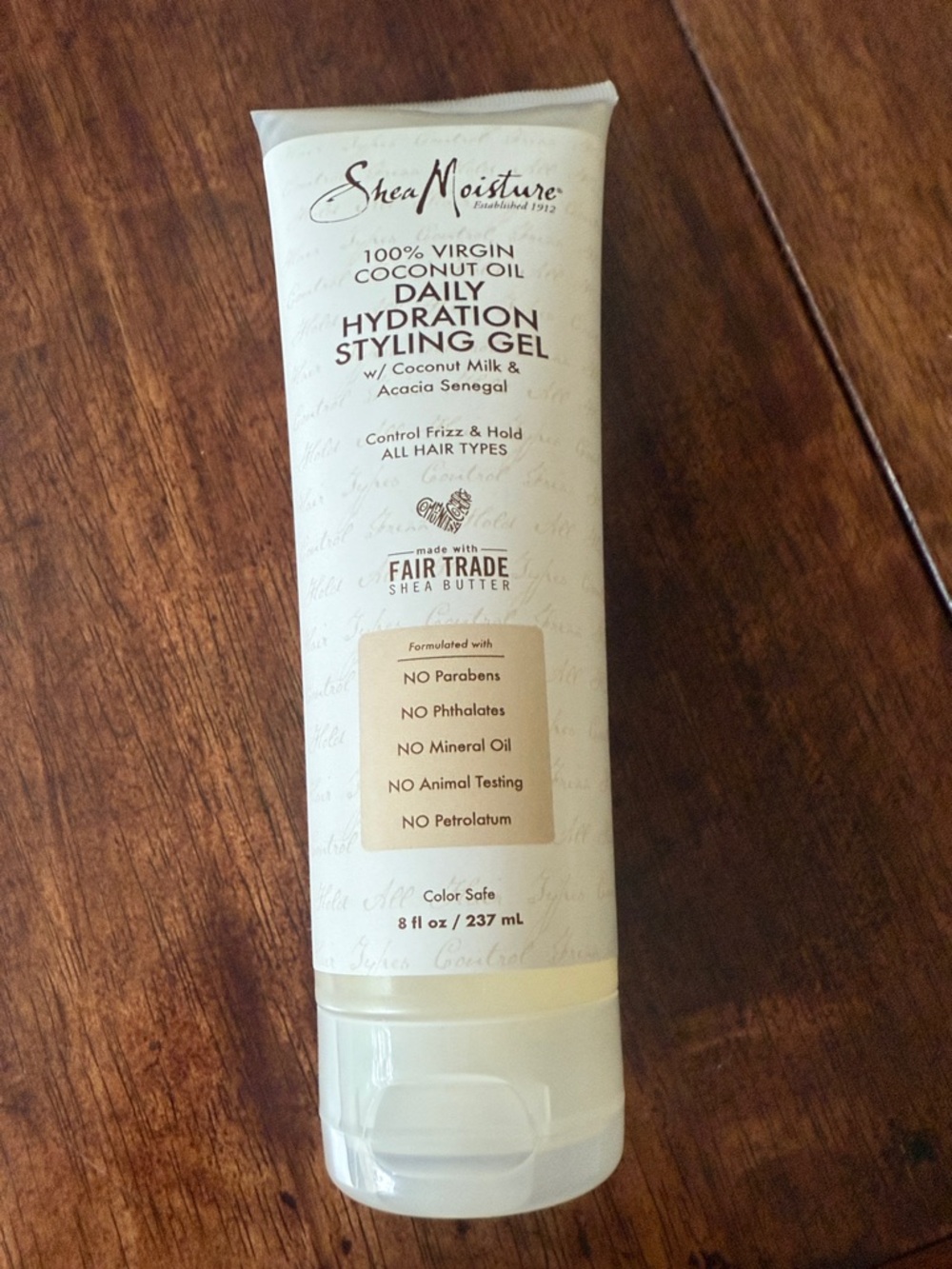 Shea Moisture Ivory and White Travel Squeeze Tube